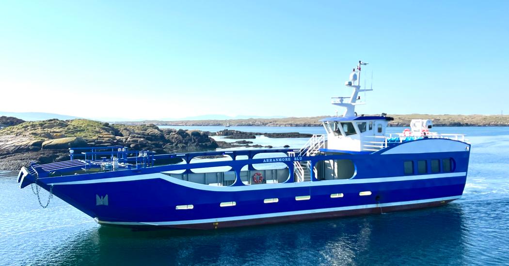 Arranmore Ferry leaving Burtonport